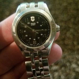 Swiss Army Sterling Silver Watch